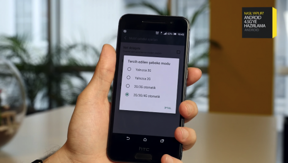 1 Nisan itibarıyla ülkemizde 4.5 G kullanıma açılacak Android 4.5 G Ayarı Yapma