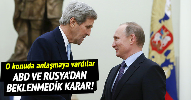 Rusya ile ABD Esad konusunda anlaştı