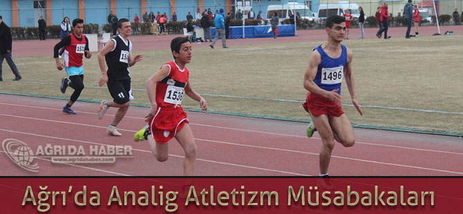 Ağrı'da Analig Atletizm Müsabakaları Yapıldı