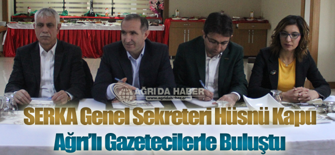 Serhat Kalkınma Ajansı (SERKA) Ağrılı Gazeteciler İle Kahvaltıda Buluştu