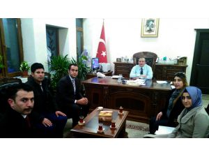 Sarıkamış Kaymakamı Karaman, Aday Öğretmenleri Kabul Etti