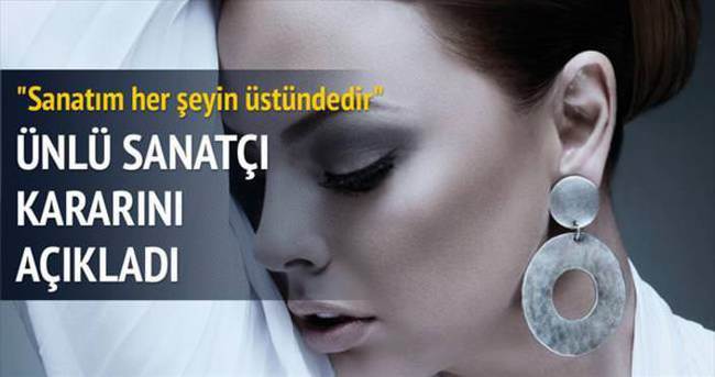 Ebru Gündeş konserlerini iptal etmedi