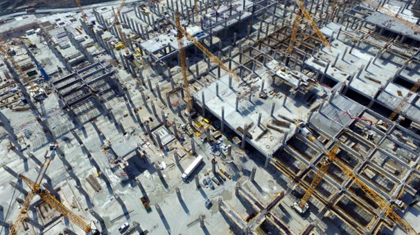 Dünyanın en büyük Yeni havalimanında sona yaklaşılıyor