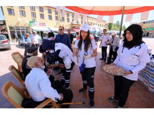 Malatya'da Hemşire Adaylarından Sağlık Taraması