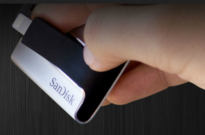 iPad ve iPhone Kullanıcılarına Özel 128 GB'lık Sandisk Flaş