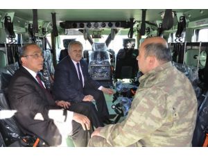 Vali Kahraman Yeni Alınan Zırhlı Araçları İnceledi