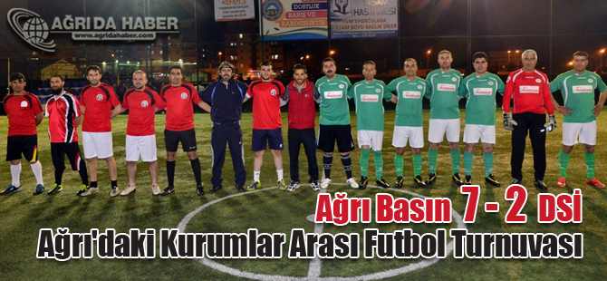 Ağrı'daki Kurumlar Arası Futbol Turnuvası Çekişmeli Devam Ediyor
