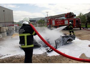 Bitlis Belediyesinden Yangın Tatbikatı