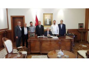 Malatya Valisi Kamçı'ya Veda Ziyareti