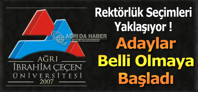 Ağrı İbrahim Çeçen Üniversitesinin Yeni Rektörü Seçiliyor…