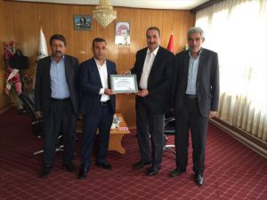 Sgk'dan Başkan Çetinsoy'a Teşekkür Belgesi