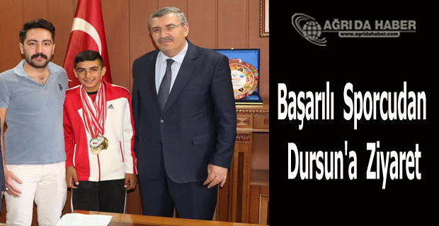 Başarılı Sporcudan Dursun'a Ziyaret