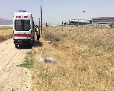 Elazığ'da trenle minibüs çarpıştı