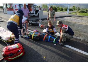 Erzincan'da Trafik Kazası: 1 kişi Yaralı