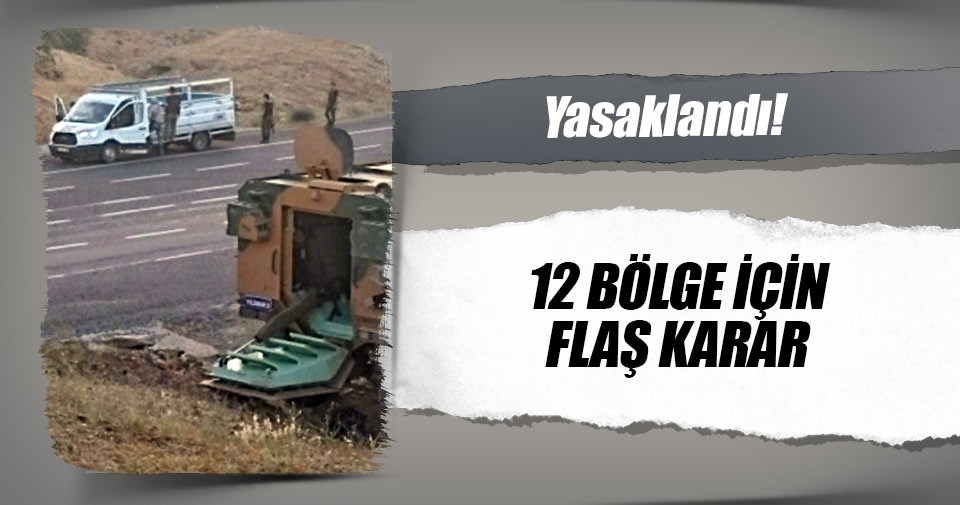 özel güvenlik bölgesi' ilan edildi