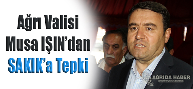 Vali Musa IŞIN'dan Sırrı SAKIK'a Antalya Tepkisi