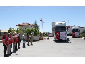 Erzincan'dan Irak'a Konteyner Yardımı