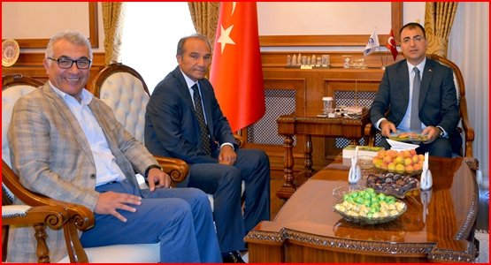 Arguvan Belediye Başkanı Kızıldaş'tan Vali Toprak'a Ziyaret