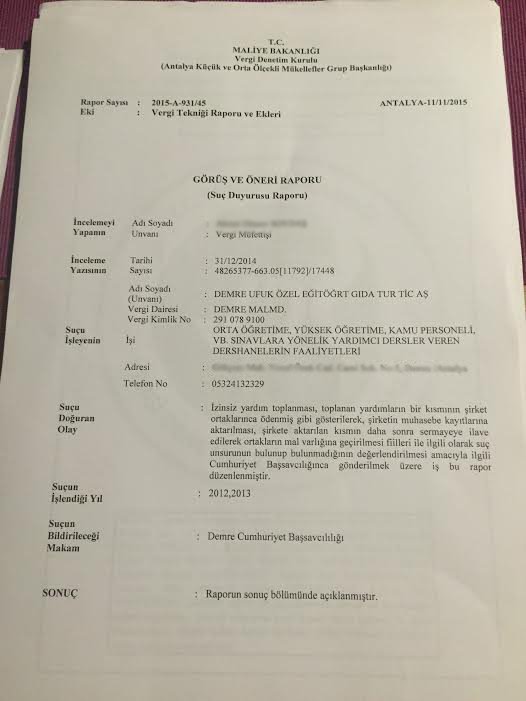 Fetö'cü Kamu Görevlileri Vergi Suçunu Sümen Altı Etmiş