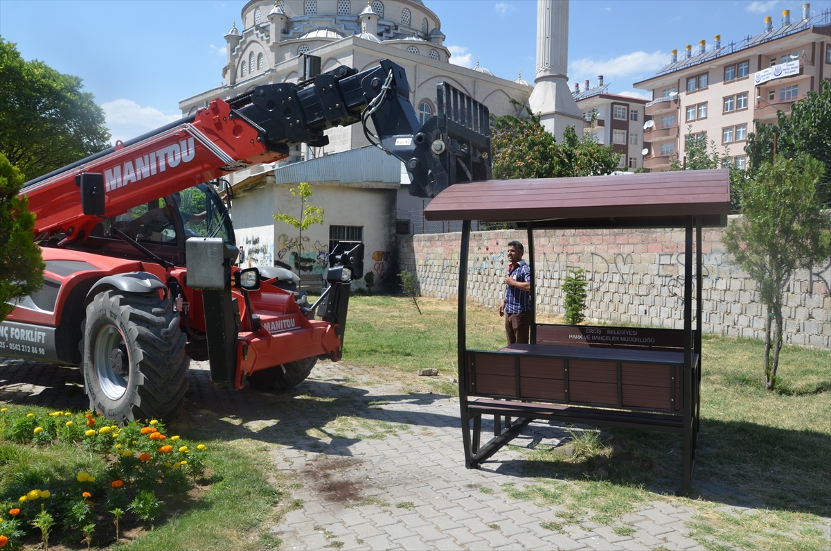 Erciş'teki Parklar Yenileniyor