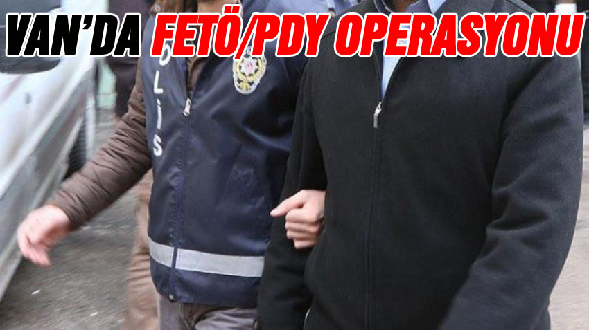 Van Merkezli Fetö/pdy Operasyonu 2 Polis Gözaltında