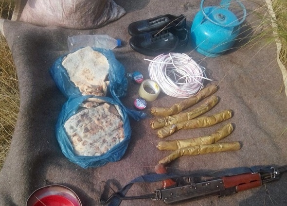 Dere Yatağına Gizlenmiş Mühimmat Ele Geçirildi