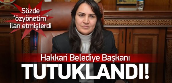 Hakkari Belediye Başkanı Dilek Hatipoğlu Tutuklandı