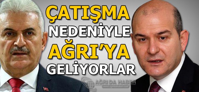 Binali Yıldırım ve Süleyman Soylu Ağrı'ya Geliyor