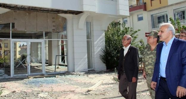 Van'daki Terör Saldırısında Hasar Tespit Çalışması Tamamlandı