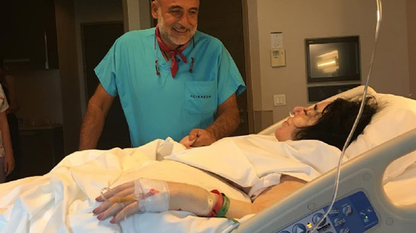 Nur Yerlitaş'ın ameliyat sonrası ilk fotoğrafı