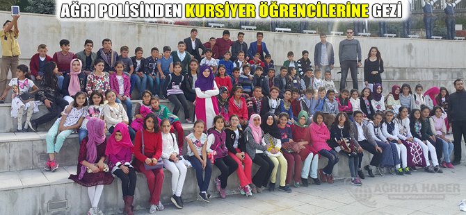 Ağrı Polisinden Kursiyer Öğrencilerine Gezi