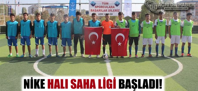 Ağrı'da Nike Halı Saha Ligi Başladı