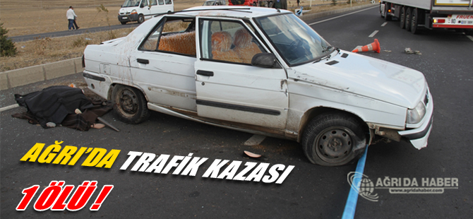 Ağrı Doğubayazıt Trafik Kazası: 1 Ölü, 1 Yaralı