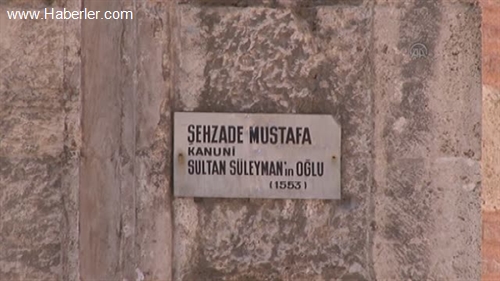 Şehzade Mustafa Türbesi'ndeki restorasyon çalışmaları -