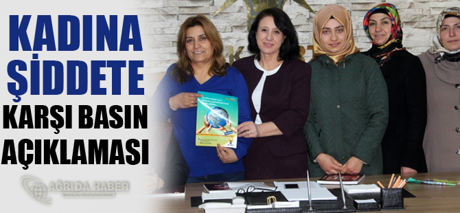 Kadına Şiddete Karşı Basın Açıklaması!