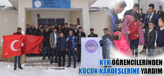 KYK Yurt Öğrencilerinden Küçük Kardeşlerine Yardım