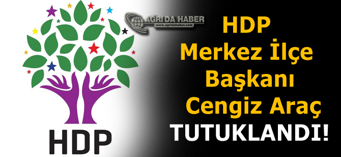 HDP Merkez İlçe Başkanı Cengiz Araç ve 7 Kişi Tutuklandı
