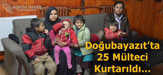 Doğubayazıt'ta Mülteci Kurtarma Operasyonu