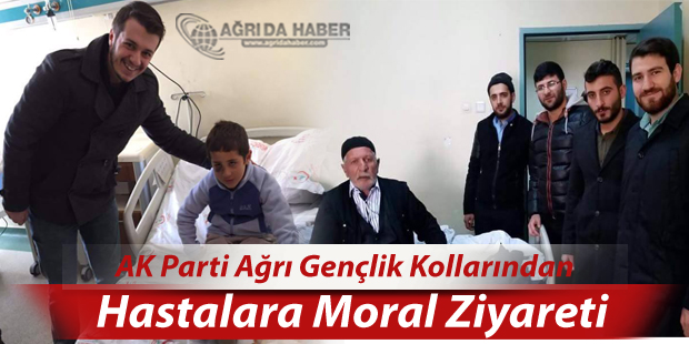 AK Parti Ağrı Gençlik Kolları Başkanı Gülçin Yönetimi İle Hasta Ziyaretinde