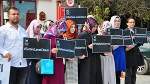 Türkiye Ve Halep'teki Saldırılara Protesto Yaptı