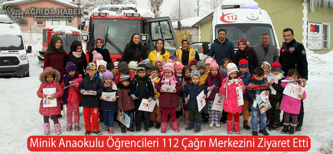 Minik Anaokulu Öğrencileri 112 Çağrı Merkezini Ziyaret Etti