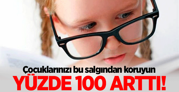 Çocuklarınızı miyop salgını