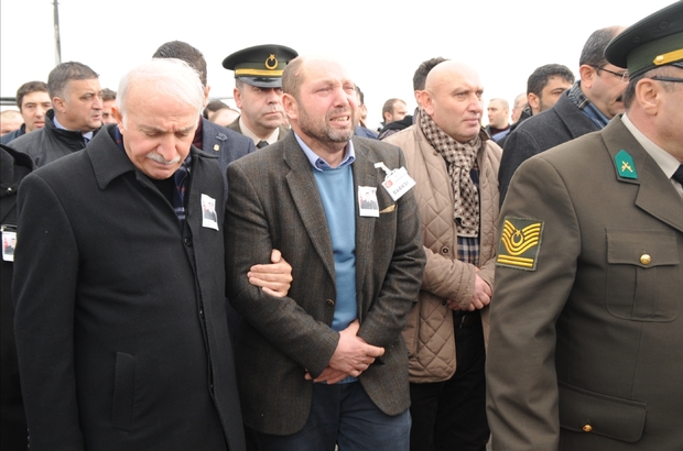 Fırat Kalkanı Harekatında Şehit Olan Onbaşı Ramazan Taşkın'ın cenazesi Samsun'a getirildi