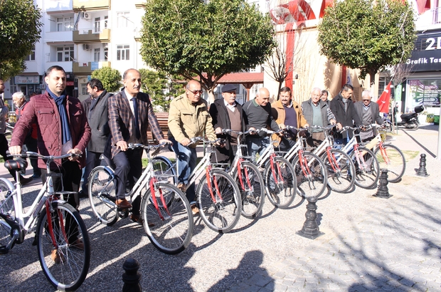 Büyükşehir'den Muktarlara Bisiklet Hediye Edildi