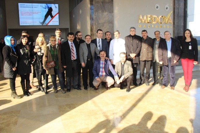 Konya Medova Hastanesi,Basın Mensuplarını Ağırladı