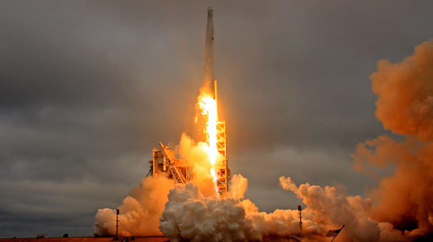 Falcon 9, NASA'nın rampasından fırlatıldı