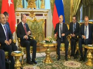 Moskova'daki Putin-Erdoğan görüşmesi başladı