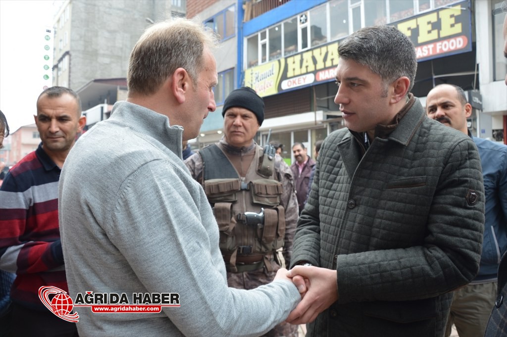 Doğubayazıt Kaymakamı Ulaş Akhan Esnaf Ziyareti