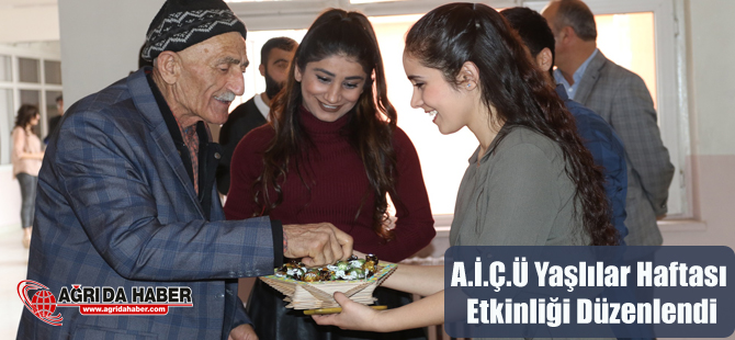 A.İ.Ç.Ü Yaşlılar Haftası Etkinliği Düzenlendi