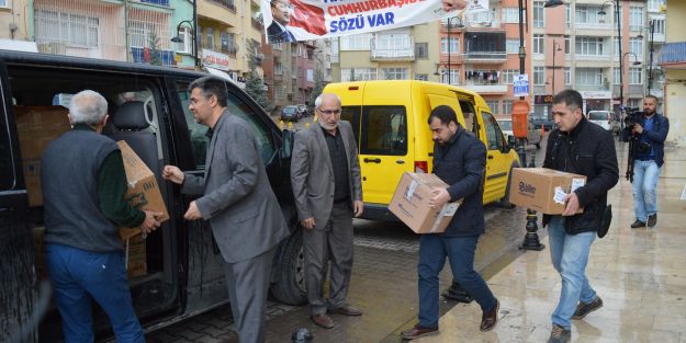 Malatya'da kimyasal saldırıya maruz kalanlar için ilaç yardımı yapıldı